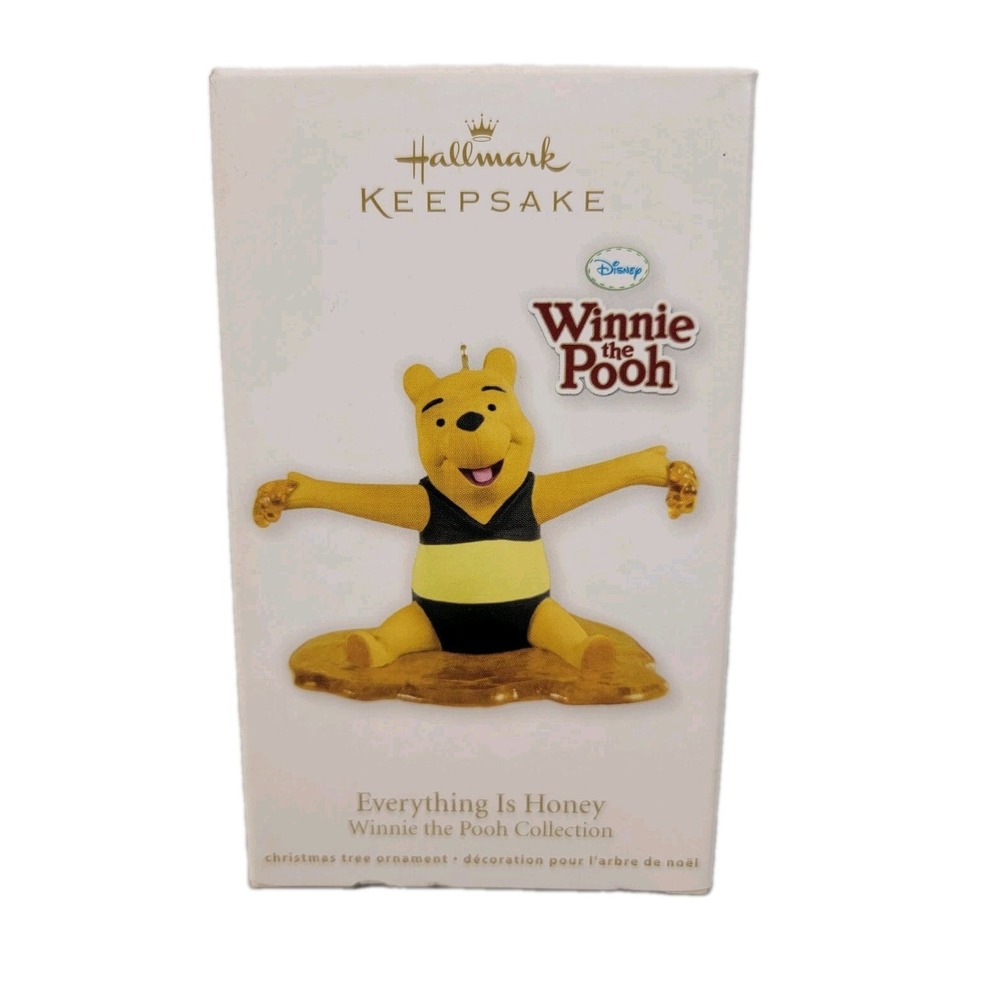Hallmark Everything Is Honey Winnie the Pooh Bee Disney Christmas Ornament 2012